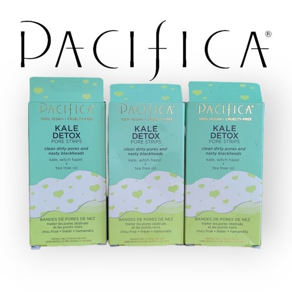 Pacifica Kale Detox Pore Strips (6 strips x 3 packs = 18 strips) [BNWT] - Picture 1 of 3